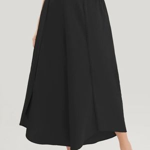 Bloomchic elastic waist wide leg pants
